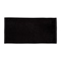 Towelsoft Jumbo Size Terry Dobby Hem Velour Beach Towel Velour Beach Towel 36 inch x 72 inch -Black HOME-BV1104-BLCK